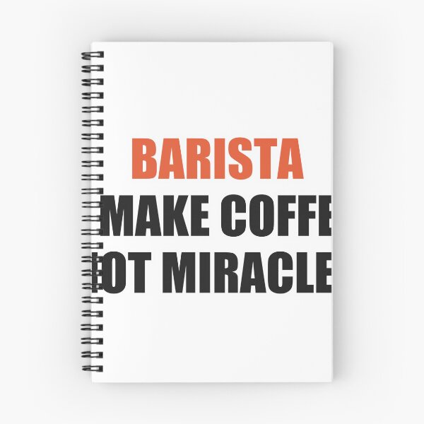 Item preview, Funny Barista Shirt I Make Coffee Not Miracles designed and sold by Alphakenon.