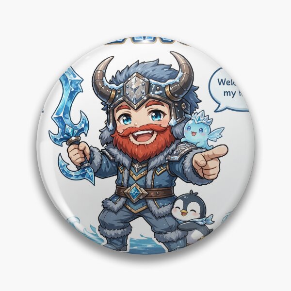 Item preview, Franco Frozen Warrior Name Banner Showcase Sticker - Mobile Legends Fan Art designed and sold by Lesley D.