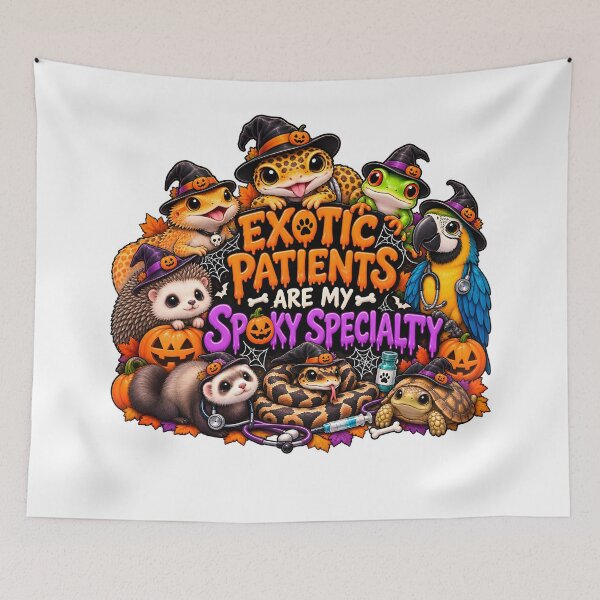 Item preview, Exotic Patients Are My Spooky Specialty – Funny Exotic Vet Halloween Gift designed and sold by Bettybee00.