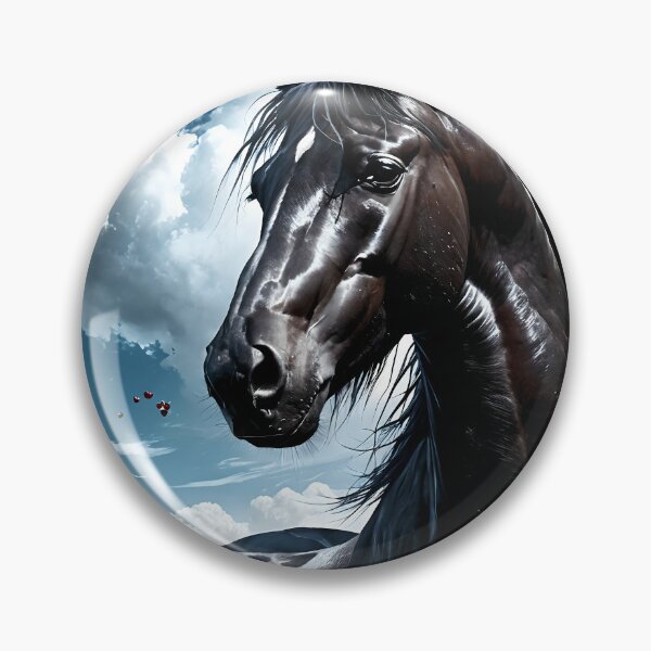 Item preview, But the big black horse said, "Look this way" - He said, "Hey lady, will you marry me?" 47 designed and sold by deep-sea-birds.