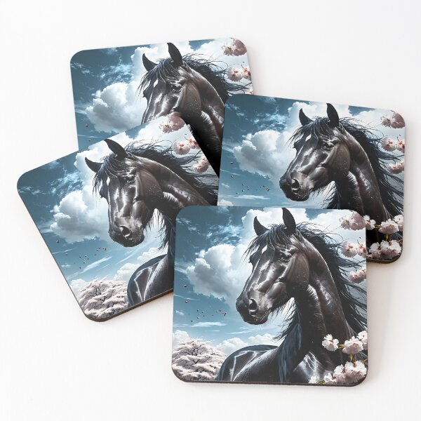 Item preview, But the big black horse said, "Look this way" - He said, "Hey lady, will you marry me?" 47 designed and sold by deep-sea-birds.