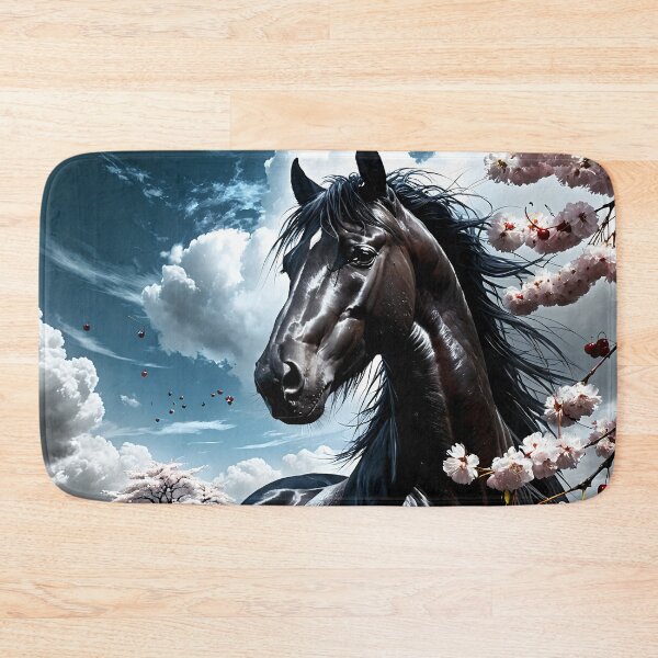 Item preview, But the big black horse said, "Look this way" - He said, "Hey lady, will you marry me?" 47 designed and sold by deep-sea-birds.