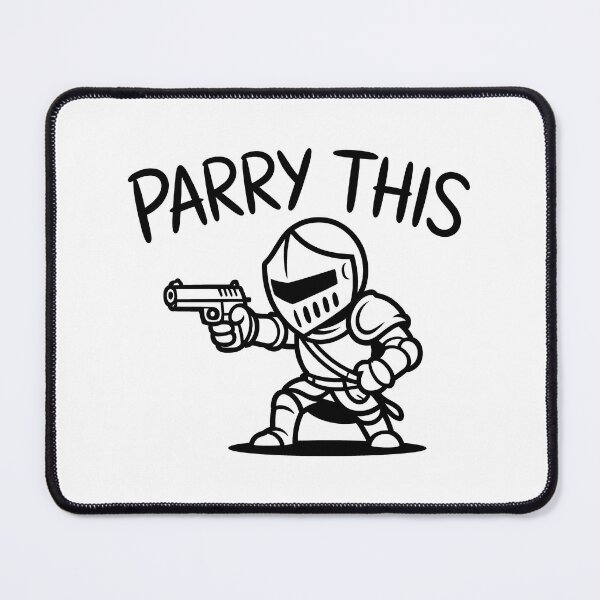 Item preview, Parry This – Funny Knight With Gun Meme Design designed and sold by LoFizzy.