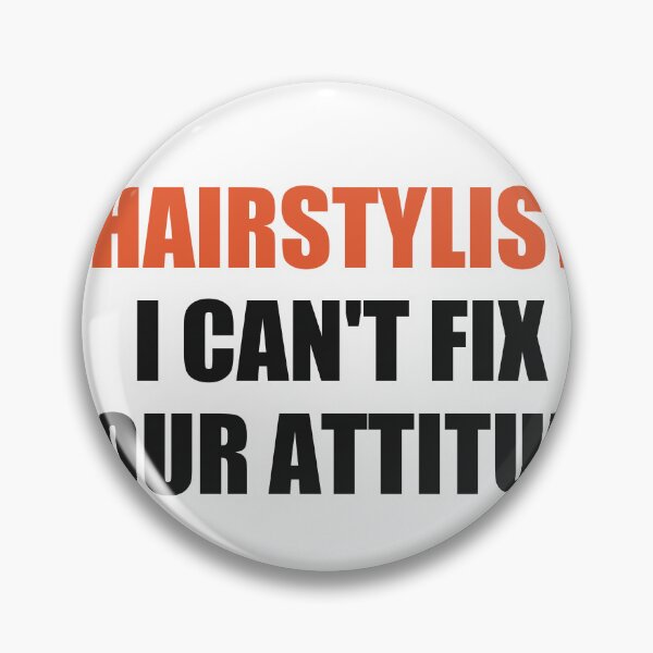 Item preview, Funny Hairstylist Shirt I Can't Fix Your Attitude designed and sold by Alphakenon.