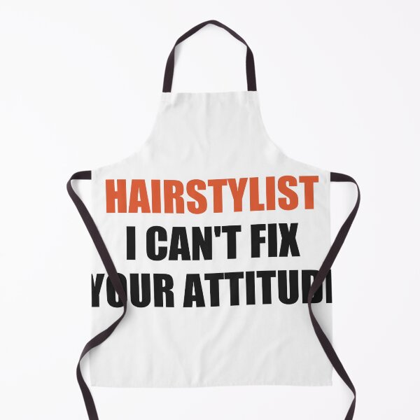 Item preview, Funny Hairstylist Shirt I Can't Fix Your Attitude designed and sold by Alphakenon.
