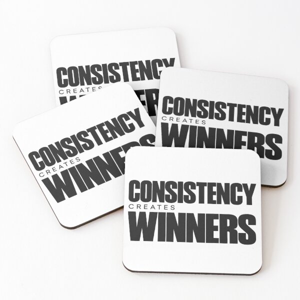 Item preview, Consistency Creates Winners designed and sold by bolaAura.