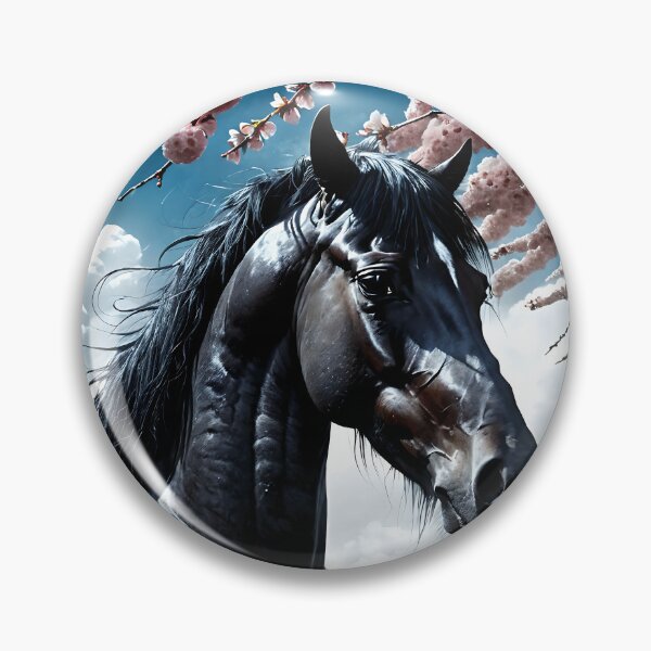 Item preview, But the big black horse said, "Look this way" - He said, "Hey lady, will you marry me?" 48 designed and sold by deep-sea-birds.