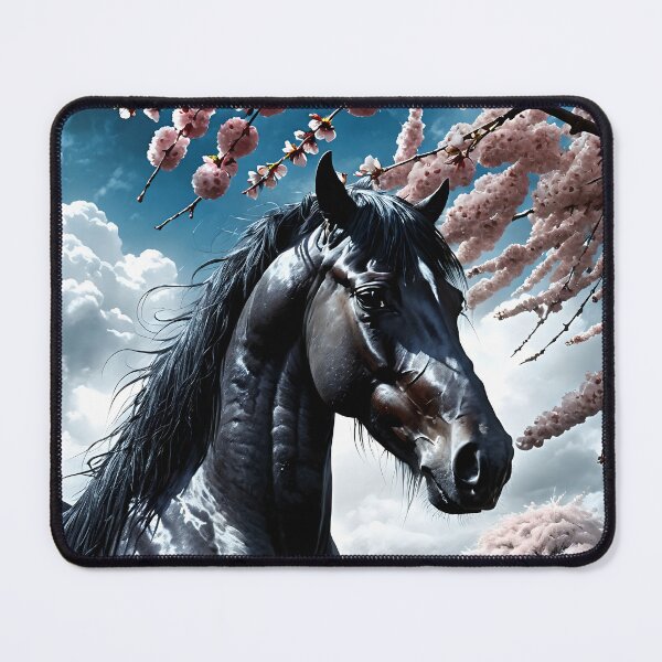 Item preview, But the big black horse said, "Look this way" - He said, "Hey lady, will you marry me?" 48 designed and sold by deep-sea-birds.