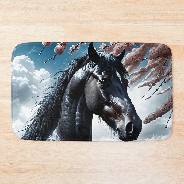 Item preview, But the big black horse said, "Look this way" - He said, "Hey lady, will you marry me?" 48 designed and sold by deep-sea-birds.