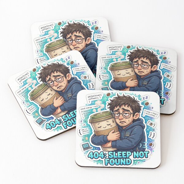 Item preview, Funny Programmer Sticker – 4 HD Designs designed and sold by KleptoStick.