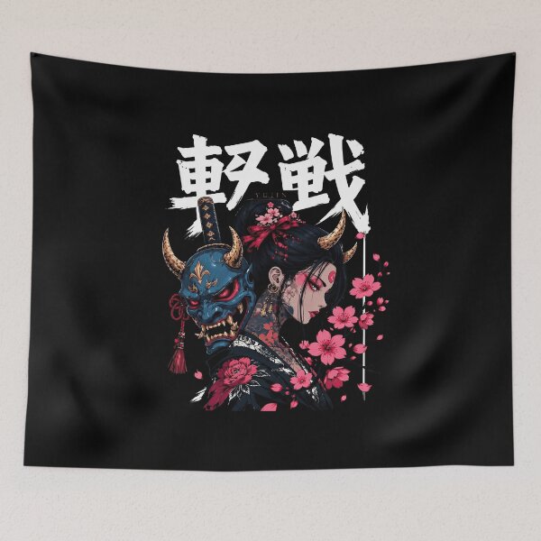 Item preview, Oni Mask Girl designed and sold by honeyweet.