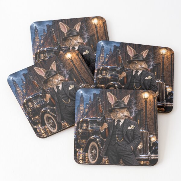 Item preview, Rabbit Gangster 1920s designed and sold by Imemewell.