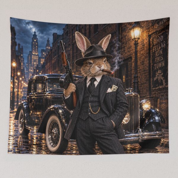 Item preview, Rabbit Gangster 1920s designed and sold by Imemewell.