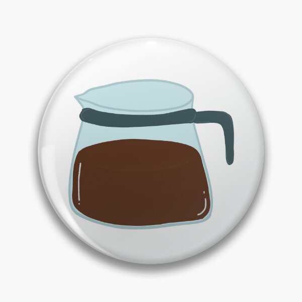 Item preview, Glass Coffee Server With Dark Brew designed and sold by raun.draw.