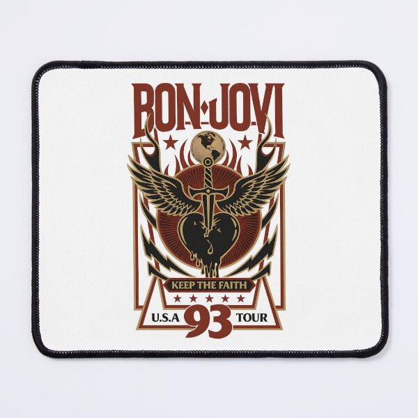 Item preview, Jonny Bon Jovi Keep The Faith 93 Graphic designed and sold by ChrisNikolaus.