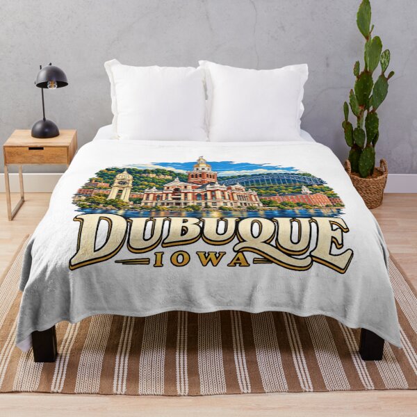 Item preview, Vintage Dubuque Iowa Travel Souvenir Landmark Gift designed and sold by MichaeIRellov.