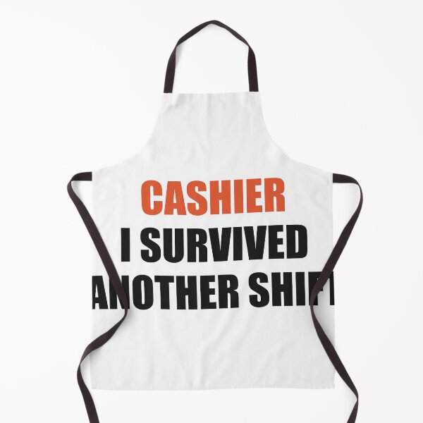Item preview, Funny Cashier Shirt I Survived Another Shift designed and sold by Alphakenon.