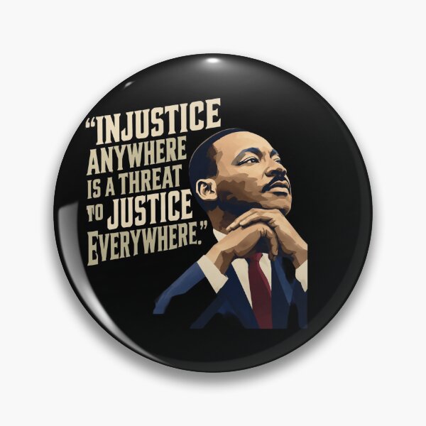 Item preview, Injustice Quote MLK designed and sold by eliquistgk.