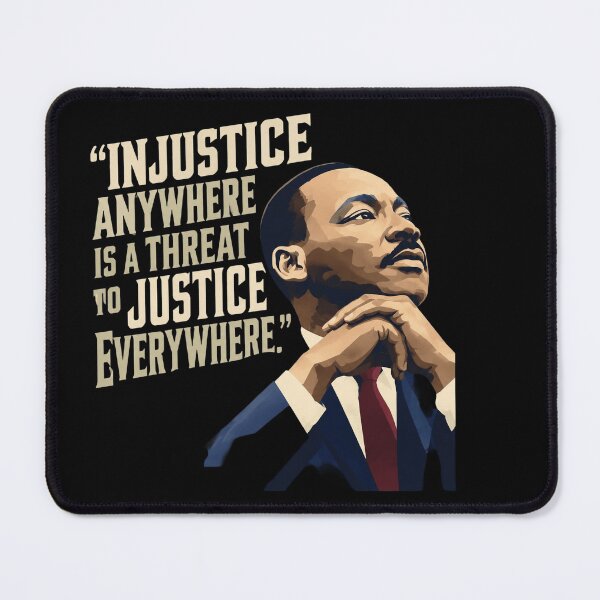 Item preview, Injustice Quote MLK designed and sold by eliquistgk.