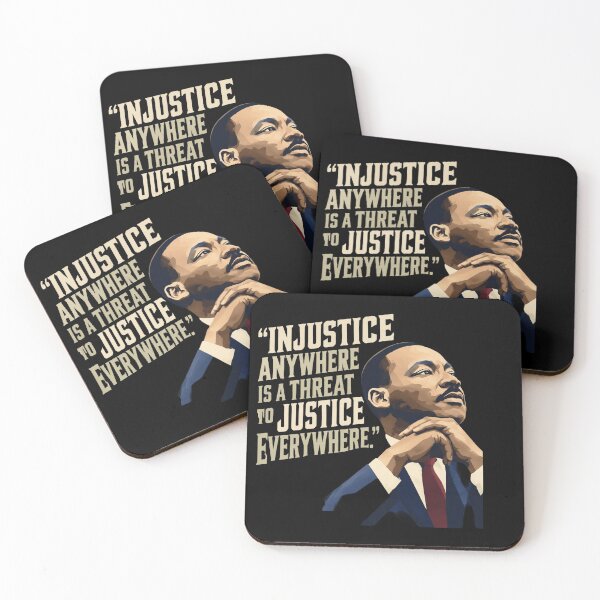 Item preview, Injustice Quote MLK designed and sold by eliquistgk.