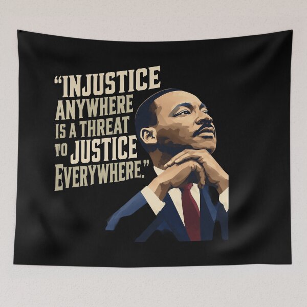 Item preview, Injustice Quote MLK designed and sold by eliquistgk.