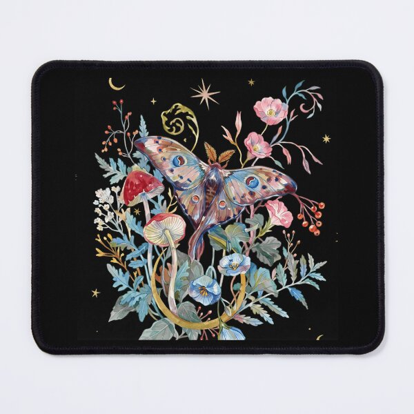Item preview, Floral Moth Garden designed and sold by honeyweet.