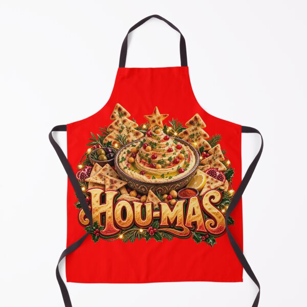 Item preview, Hou-Mas Funny Houmous Christmas Food Pun designed and sold by Kevin Shearer.