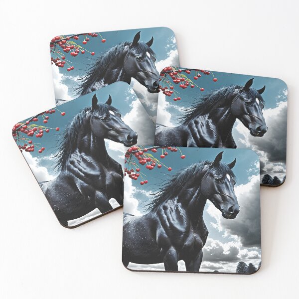 Item preview, But the big black horse said, "Look this way" - He said, "Hey lady, will you marry me?" 49 designed and sold by deep-sea-birds.