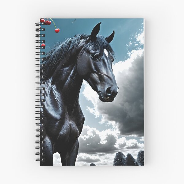 Item preview, But the big black horse said, "Look this way" - He said, "Hey lady, will you marry me?" 49 designed and sold by deep-sea-birds.