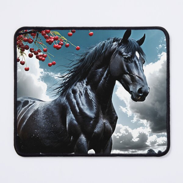 Item preview, But the big black horse said, "Look this way" - He said, "Hey lady, will you marry me?" 49 designed and sold by deep-sea-birds.
