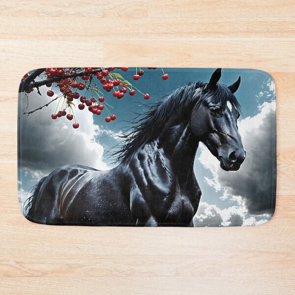 Item preview, But the big black horse said, "Look this way" - He said, "Hey lady, will you marry me?" 49 designed and sold by deep-sea-birds.