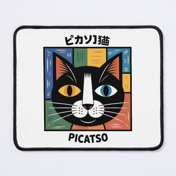Item preview, Picatso – Cubist Black Cat Art Parody Design designed and sold by LoFizzy.
