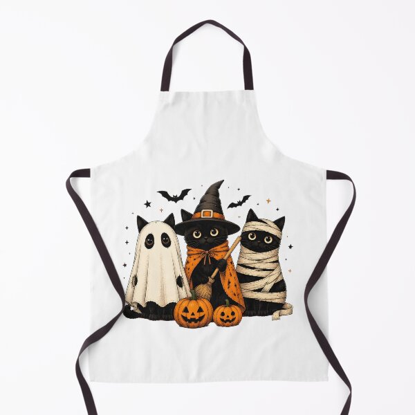 Item preview, Halloween Black Cats Witch Mummy Ghost Pumpkin designed and sold by Beanimilki.