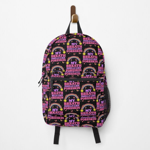 Item preview, Inappropriate My Breath Smells Like Foreskin Retro Funny designed and sold by snailslowdance.