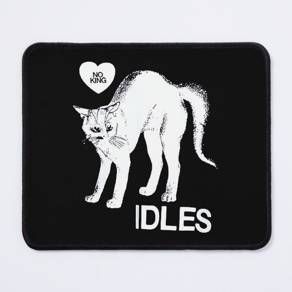 Item preview, No King - IDLES BAND Logo tshirt sticker merchandise designed and sold by charluki.
