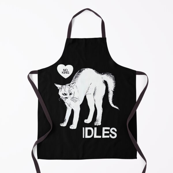 Item preview, No King - IDLES BAND Logo  tshirt sticker merchandise designed and sold by charluki.