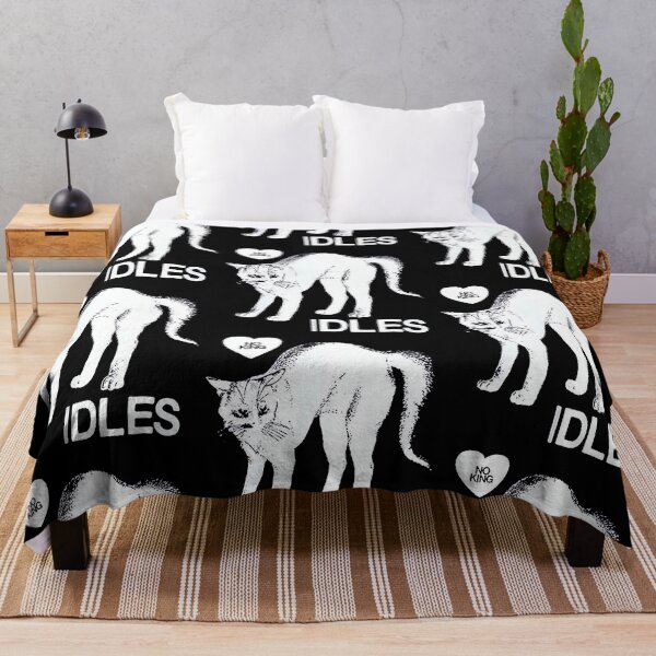 Item preview, No King - IDLES BAND Logo  tshirt sticker merchandise designed and sold by charluki.
