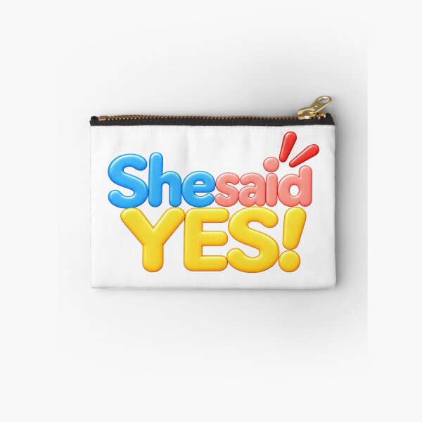 Item preview, She Said YES 3D Typography Engagement designed and sold by Nicha Studio.
