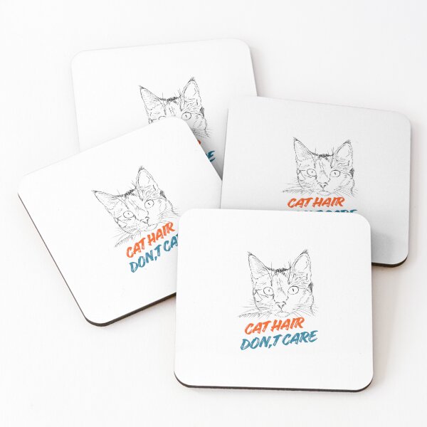 Item preview, Cat Hair Don't Care - Funny Cat Lover Design designed and sold by walbayzon.