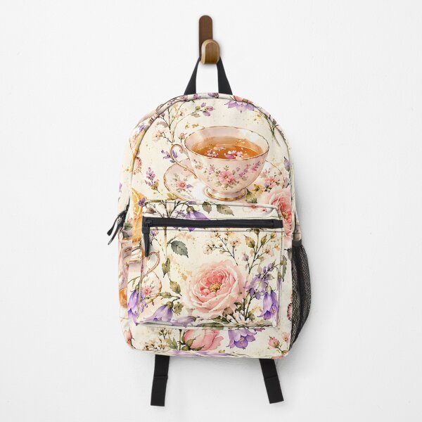 Item preview, Rose Garden Afternoon Tea with Lemon Cake and Butterflies designed and sold by Yeanishi.