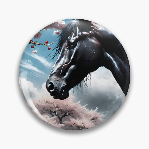 Item preview, But the big black horse said, "Look this way" - He said, "Hey lady, will you marry me?" 50 designed and sold by deep-sea-birds.