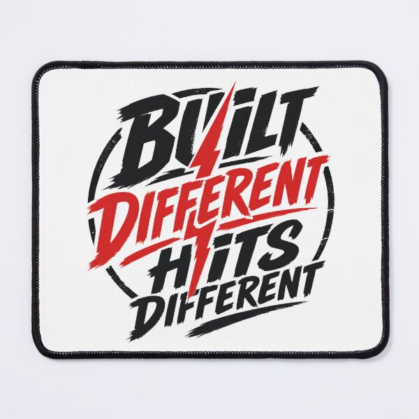 Item preview, Built Different Hits Different Gym & Streetwear Graphic designed and sold by Thompika.