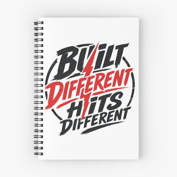 Item preview, Built Different Hits Different Gym & Streetwear Graphic designed and sold by Thompika.