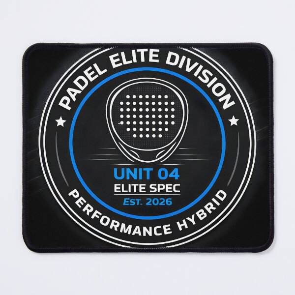 Item preview, Padel Elite Division – Circle Club Badge designed and sold by WhisperFrame.