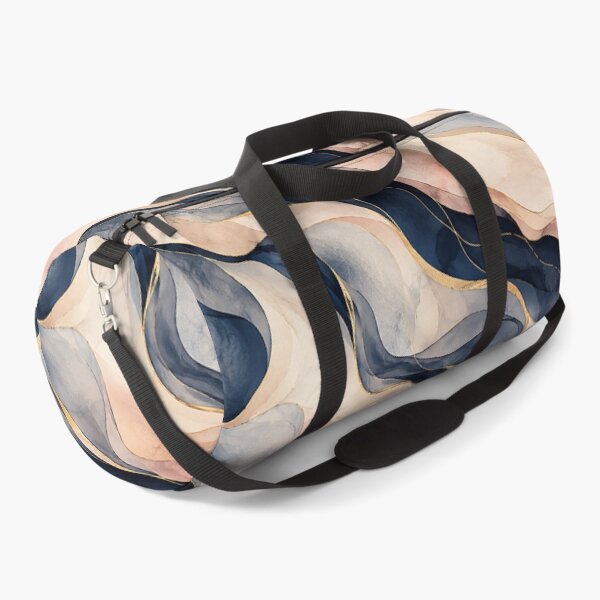 Item preview, Midnight Blush Abstract Marble Waves designed and sold by VibnWalls.