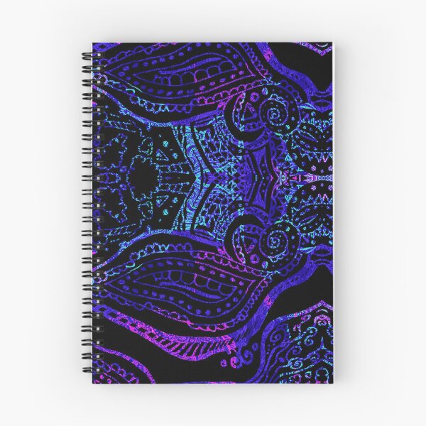Item preview, Vibrant Doodles Mania Nightshade  designed and sold by Joana Guimarães.