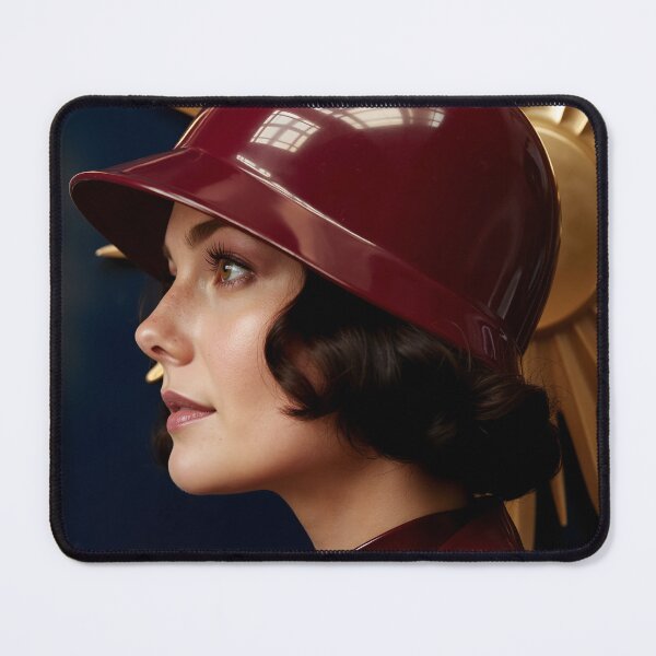 Item preview, Burgundy Latex Coat – 1920s Art Deco Glamour designed and sold by Magic-Reality.