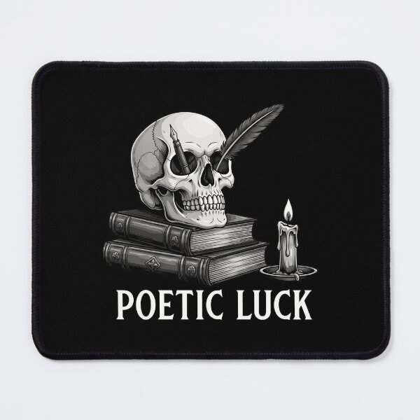 Item preview, Poetic Luck Skull designed and sold by honeyweet.