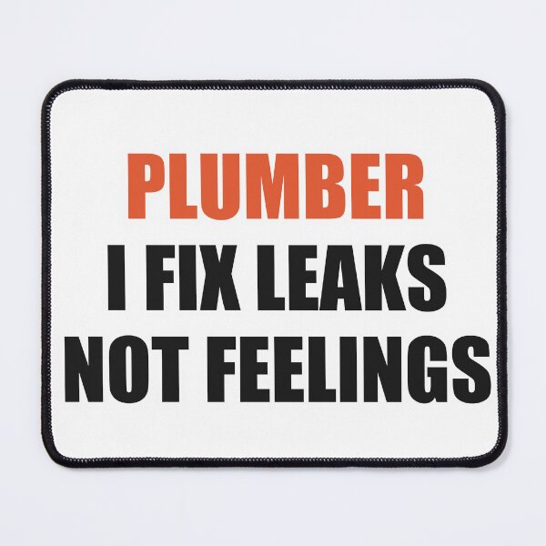 Item preview, Funny Plumber Shirt I Fix Leaks Not Feelings designed and sold by Alphakenon.