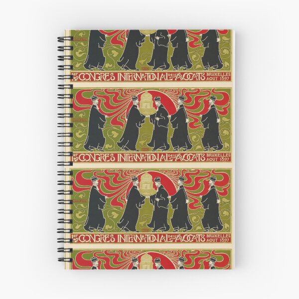 Item preview, International Lawyers Congress Brussels Nouveau 1897 designed and sold by artofuniverse.